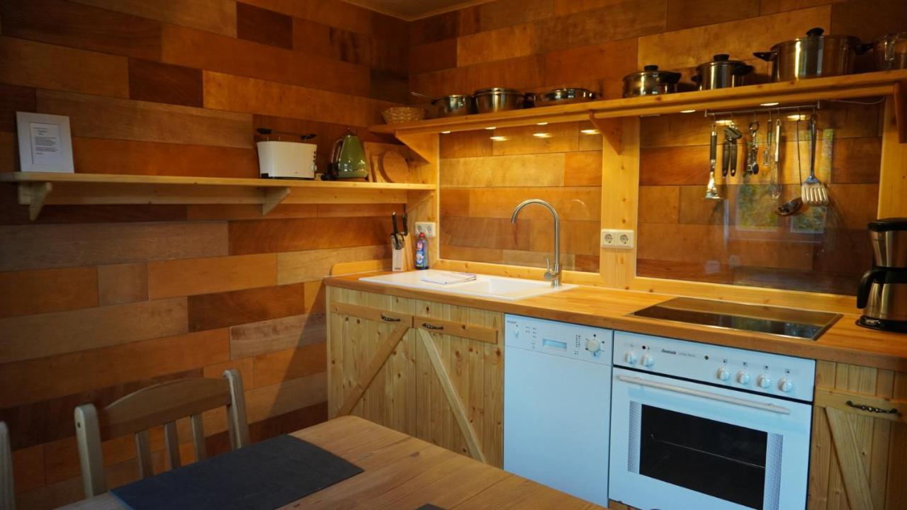 Huette Mit Herz Im Harz Apartment Meisdorf Bagian luar foto
