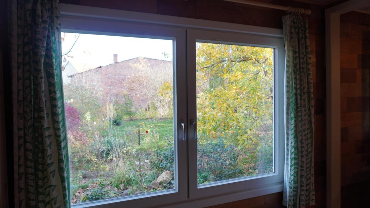 Huette Mit Herz Im Harz Apartment Meisdorf Bagian luar foto